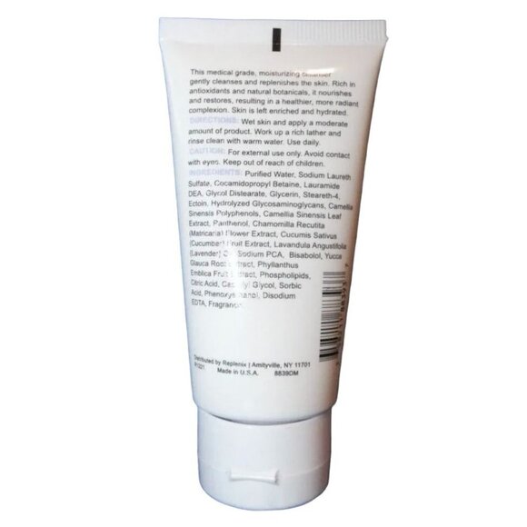Replenix Antioxidant Hydrating Cleanser Anti Aging Soothing Medical Grade 1.7oz - Picture 2 of 3